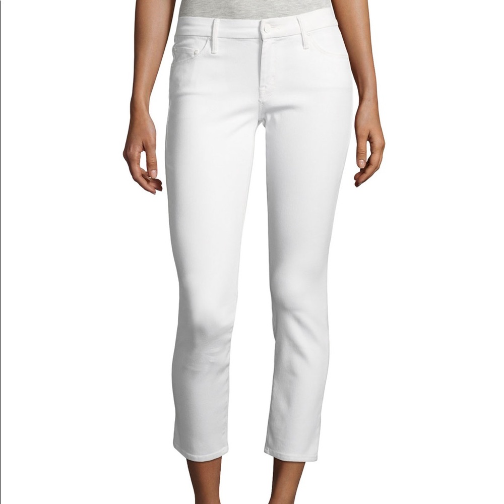 Mother The Looker White Skinny Jeans | 24
